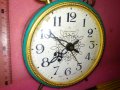 JANTAR MADE in USSR Стар РУСКИ БУДИЛНИК МЕХАНИЧЕН НАСТОЛЕН ЧАСОВНИК ЯНТАР СССР 43687, снимка 2