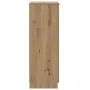 vidaXL Шкаф за обувки дъб артизан 59x35x100,5 см инженерна дървесина, снимка 6
