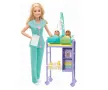  Кукла Barbie - Игрален комплект Педиатър GKH23, снимка 2