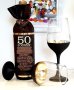 Чаши за вино с бутилка за юбилей 50, 60 или 70 години, снимка 1 - Подаръци за юбилей - 39432553
