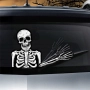 Стикер за автомобилна чистачка – скелет за Halloween / Хелоуин, 28x22 см_1250420, снимка 1