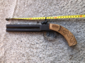 старинен капсулен двуцевен пистолет, снимка 3