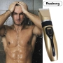 Машинка за подстригване зареждаща се Rosberg, USB, 5W, Сребрист и Шампанско, 2 ГОДИНИ ГАРАНЦИЯ, снимка 3
