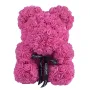 Мече от рози в подаръчна кутия 25см 40см, BG Rose Bear, снимка 10