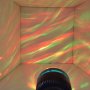 Usb Цветна Aurora Въртяща се магическа топка Сцена Ktv Хотел Лазерна лампа Прожекционна светлина , снимка 6