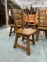 Комплект трапезни столове от дъбов масив, снимка 10