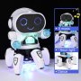 Танцуващ мини робот с лед светлини , снимка 1 - Музикални играчки - 39033256