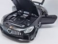 Mercedes Benz GTR макет черен, снимка 2