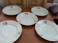 Стар български порцелан чинии, снимка 1 - Антикварни и старинни предмети - 35849172