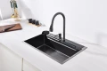 Смарт кухненска мивка със сензорен смесител, снимка 3