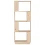 vidaXL Библиотека/разделител за стая, 51x25x132 см, бор масив, снимка 5