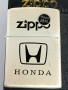 Стара запалка бензинова Zippo lighter Honda Хонда Usa H XII, снимка 7
