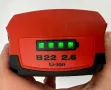 Hilti B 22/2.6 - Акумулаторна батерия 22V 2.6Ah 2022г., снимка 5