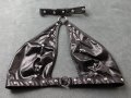 Lust by Teensy Weensy S/M размер (75-80В гръдна) черно бюстие с чокър за врат, снимка 1 - Корсети, бюстиета, топове - 40501490