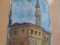 Авторска картина "Старата джамия" масло от 80-те г, снимка 4