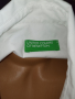 Benetton L,XL- Бяла памучна дамска широка риза , снимка 10