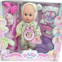 Кукла бебе, Baby Born с много принадлежности , снимка 1 - Кукли - 38725794