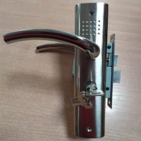 Комплект брава, дръжки и патрон за китайска интериорна врата - 50 мм междуцентрие, снимка 3 - Интериорни врати - 41164846