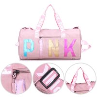Спортен сак Pink, gym bag, travel bag, чанта за фитнес, снимка 6 - Сакове - 41413787
