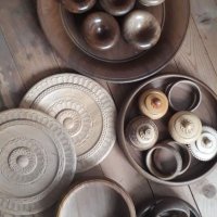 Ръчно правени дървени чинии и купи, снимка 10 - Декорация за дома - 40100108