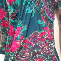 Многоцветна блуза, снимка 6 - Блузи с дълъг ръкав и пуловери - 42182570