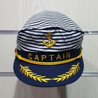Нова капитанска шапка на райе CAPTAIN, снимка 3 - Шапки - 41356762