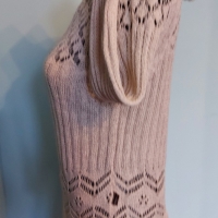 Бял копринен пуловер "Kismet" / унисайз / хипоалергичен , снимка 4 - Блузи с дълъг ръкав и пуловери - 36052639