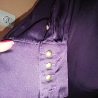Miss Etam тъмно лилава блуза с дълъг ръкав , снимка 4 - Блузи с дълъг ръкав и пуловери - 36056690