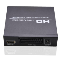 HD SCART HDMI видео конвертор 720P/1080P, снимка 3 - Стойки, 3D очила, аксесоари - 44828814