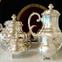 Кана WMF,посребрен порцелан,барок. , снимка 10 - Антикварни и старинни предмети - 41612073