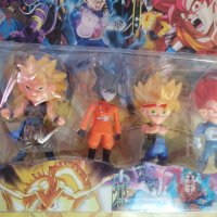 Dragonball Dragon ball 7 бр пластмасови фигурки играчки за игра и украса торта, снимка 3 - Фигурки - 41897027