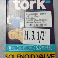 Магнет вентил/електромагнитен клапан/ел.вентил на TORK, снимка 2 - Резервни части за машини - 25598244