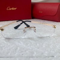 Cartier унисекс прозрачни слънчеви диоптрични рамки очила за компютър, снимка 3 - Слънчеви и диоптрични очила - 39000263