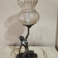 Стара настолна лампа арт деко, снимка 1 - Настолни лампи - 44488336