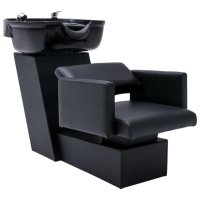 Фризьорска мивка със салонен стол от изкуствена кожа, снимка 2 - Фризьорски принадлежности - 40581830