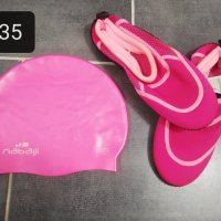 Лот шапка и обувки за плуване/N35, снимка 1 - Водни спортове - 35873064
