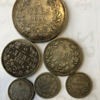 Сребърни стари монети -Фердинанд , снимка 2 - Нумизматика и бонистика - 36023765