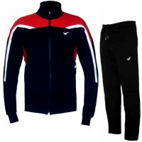 Мъжки спортен екип REDICS 220007, черен с червено, памук и ликра, снимка 1 - Спортни дрехи, екипи - 35819970