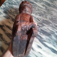 Продавам стара африканска дървена статуетка, снимка 8 - Антикварни и старинни предмети - 41346766