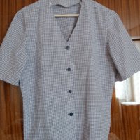 Пепитена блузка, снимка 7 - Ризи - 42433454