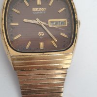Мъжки кварцов часовник SEIKO SQ 7123-5010 DAY/DATE, снимка 4 - Антикварни и старинни предмети - 41905260
