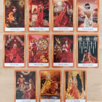 Комплект от 2 колоди таро и оракул карти Chakra Wisdom на Tori Hartman, снимка 7 - Карти за игра - 34296883
