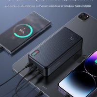 Power Bank JoyRoom- 2xUSB, Type-C, Micro-USB, LED за проверка на батерията, 22.5W, 30000mAh - Черен, снимка 2 - Външни батерии - 42340655