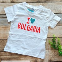 Тениска р. 74/80 LC WAIKIKI I LOVE Bulgaria , снимка 1 - Бебешки блузки - 42481163