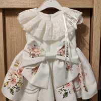 Бебешка рокля с флорален принт - JUNONA, снимка 1 - Бебешки рокли - 40419887