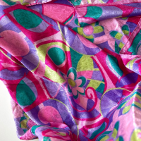 Цветен прекрасен копринен шал, снимка 7 - Шалове - 44808608