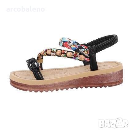 Дамски сандали на клин , снимка 1