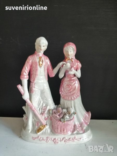 стара порцеланова статуетка двойка, снимка 1