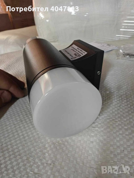 Външен LED аплик 10W, 280lm, 3000K – устойчив на влага и прах, снимка 1