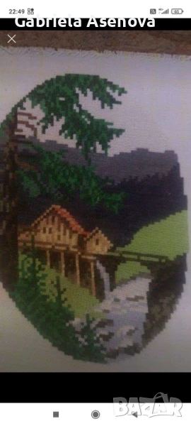 Страхотен гоблен Водопад, снимка 1